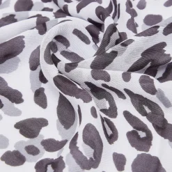 Stola Donna 90 x 180 cm LIU JO in Modal stampa Animalier Dusty Blue