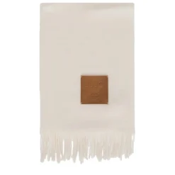 Stola Donna 70 x 180 cm LIU JO in Tessuto Garzato Beige Chiaro