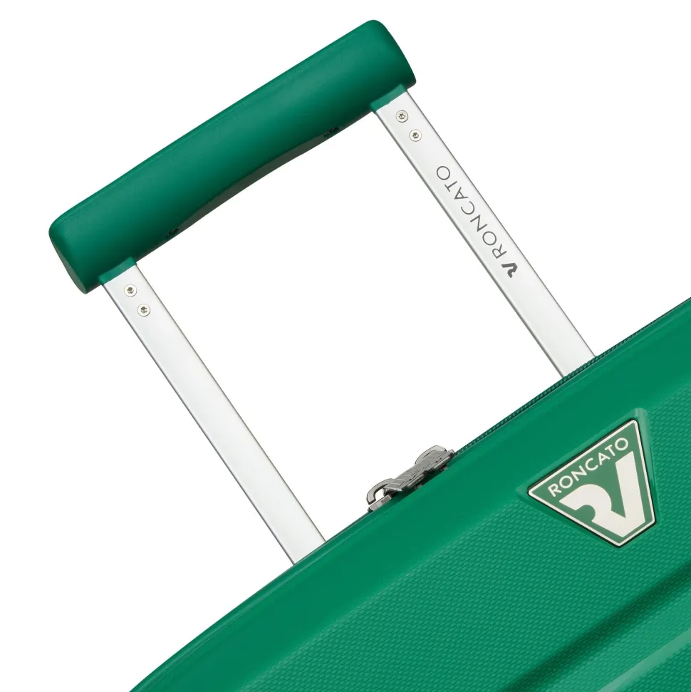 Trolley Cabina Espandibile Rigido 4 Ruote RONCATO Linea B-Flying colore Verde Brillante