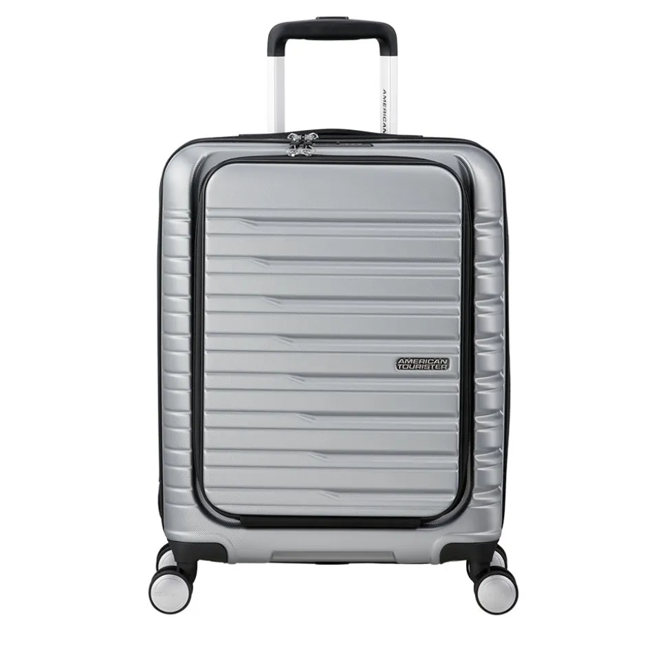 Trolley Cabina Rigido Easy Access 4 Ruote AMERICAN TOURISTER linea Flashline colore Sky Silver