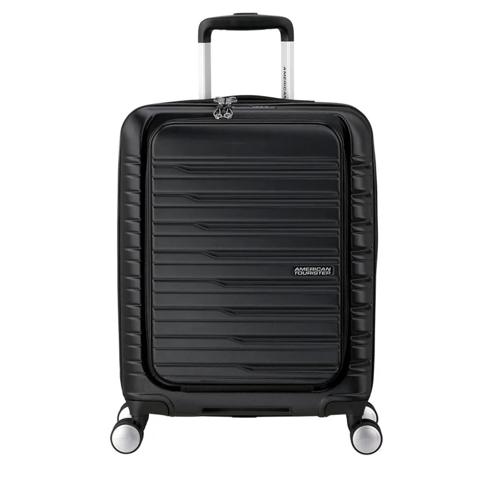Trolley Cabina Rigido Easy Access 4 Ruote AMERICAN TOURISTER linea Flashline colore Shadow Black