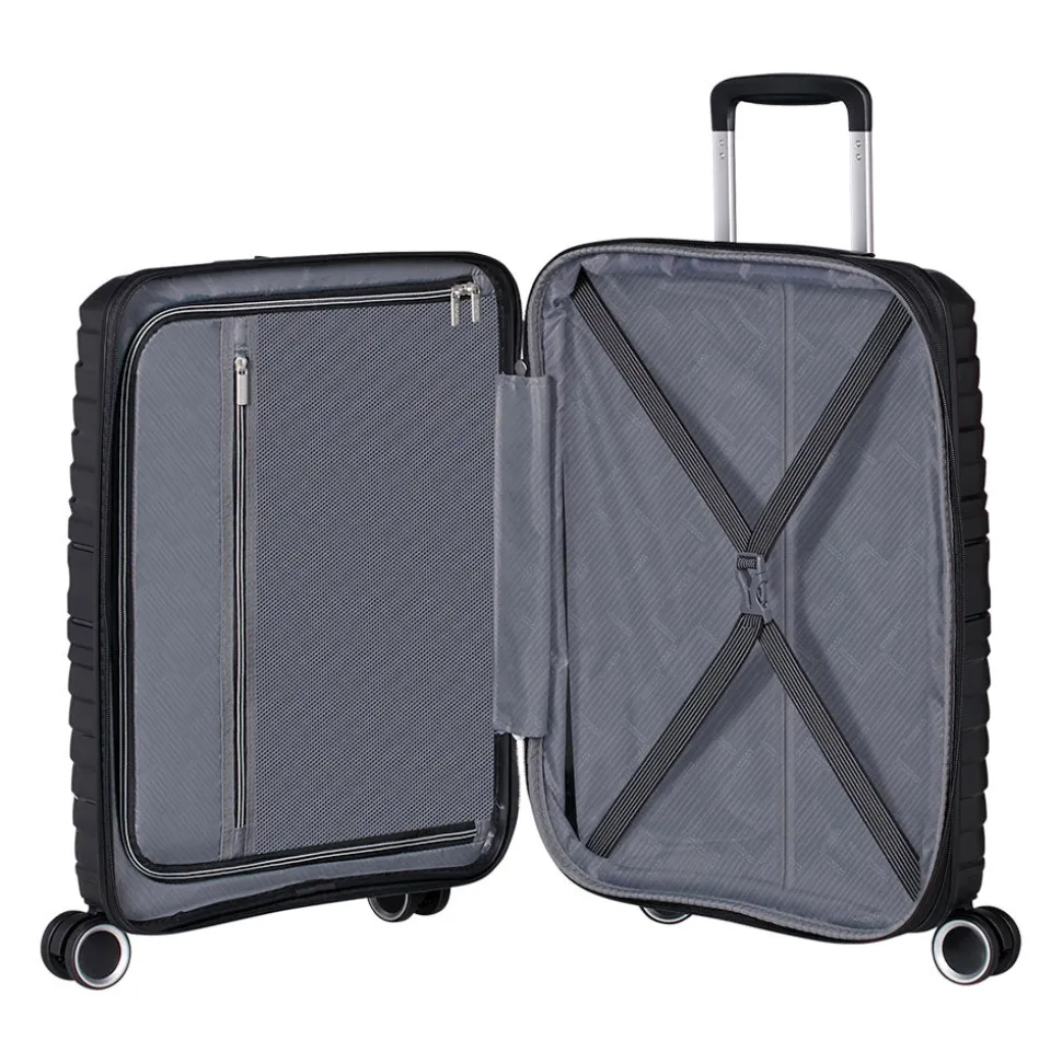 Trolley Cabina Rigido Espandibile 4 Ruote AMERICAN TOURISTER linea Flytwist colore Shadow Black