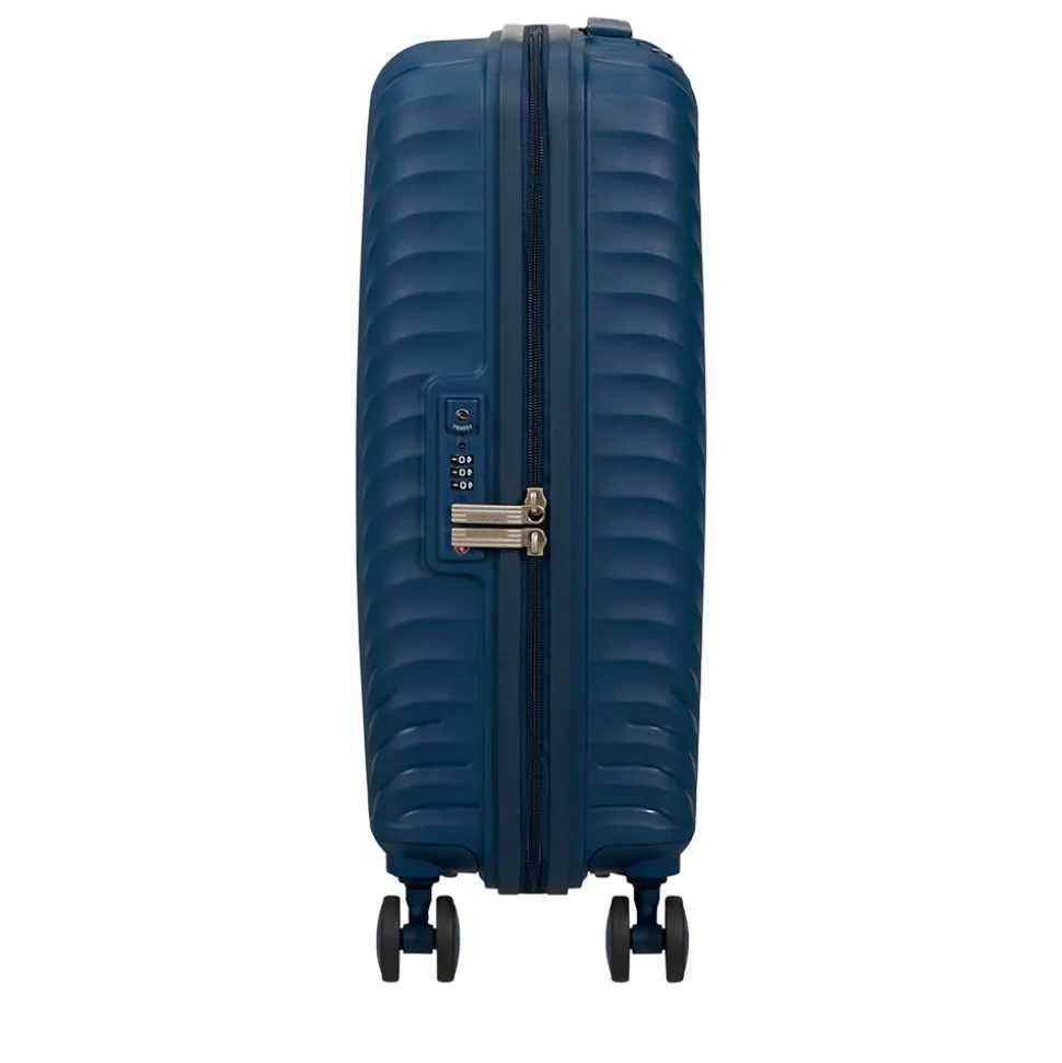 Trolley Cabina Rigido 4 Ruote AMERICAN TOURISTER linea Diablast colore Darkwave Blue
