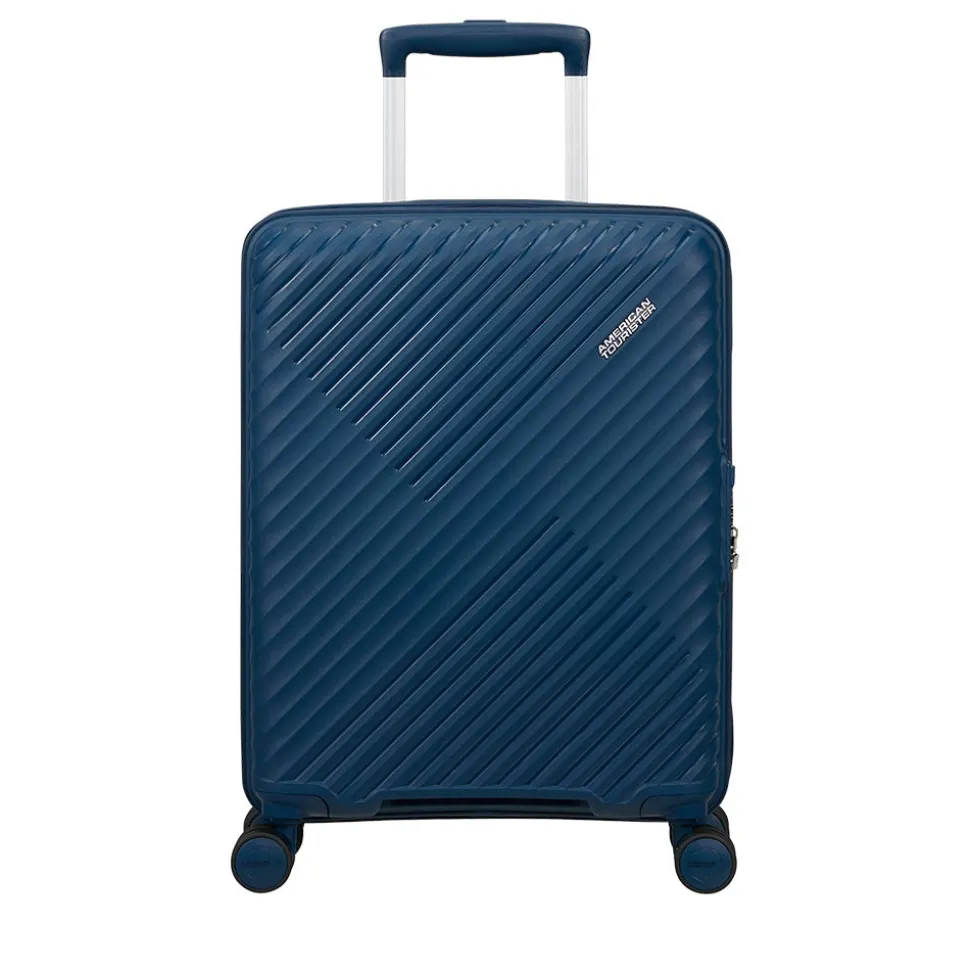 Trolley Cabina Rigido 4 Ruote AMERICAN TOURISTER linea Diablast colore Darkwave Blue