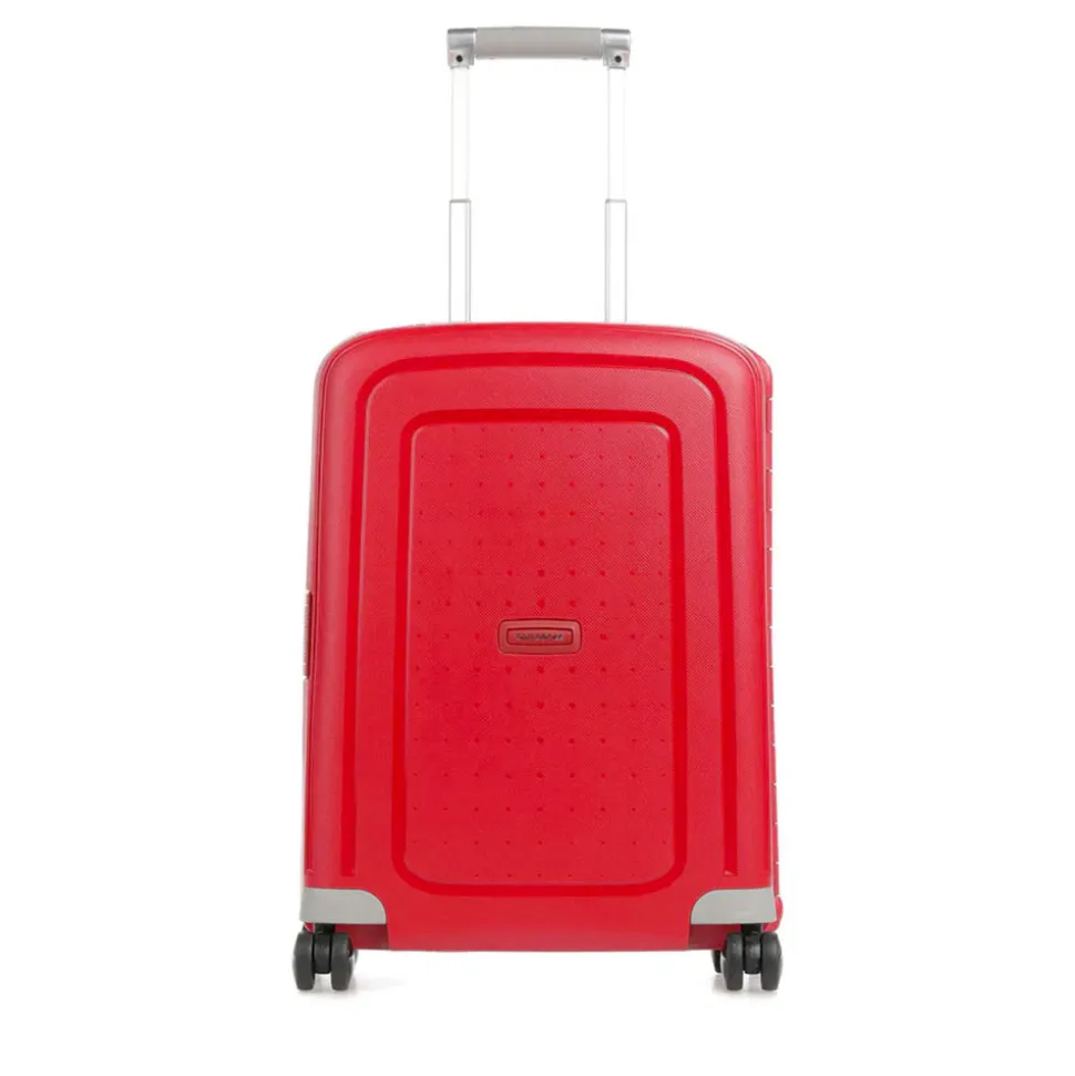 Trolley Cabina Rigido 4 Ruote SAMSONITE linea S'Cure Rosso