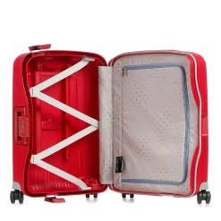 Trolley Cabina Rigido 4 Ruote SAMSONITE linea S'Cure Rosso