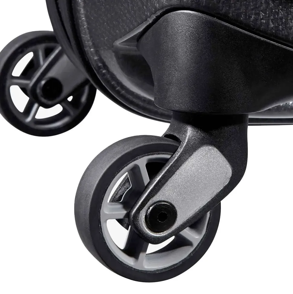 Trolley Cabina Rigido 4 Ruote SAMSONITE linea Lite-Shock Nero