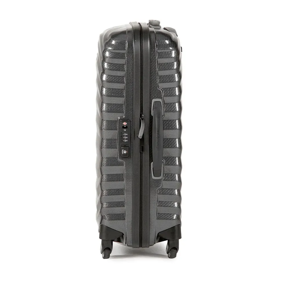 Trolley Cabina Rigido 4 Ruote SAMSONITE linea Lite-Shock Nero