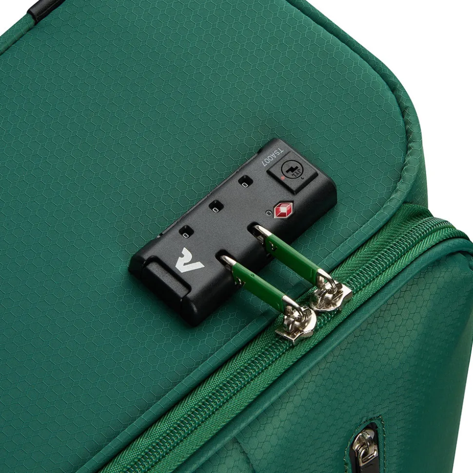Trolley Cabina Semirigido 4 Ruote RONCATO Linea Lite Soft colore Verde Brillante