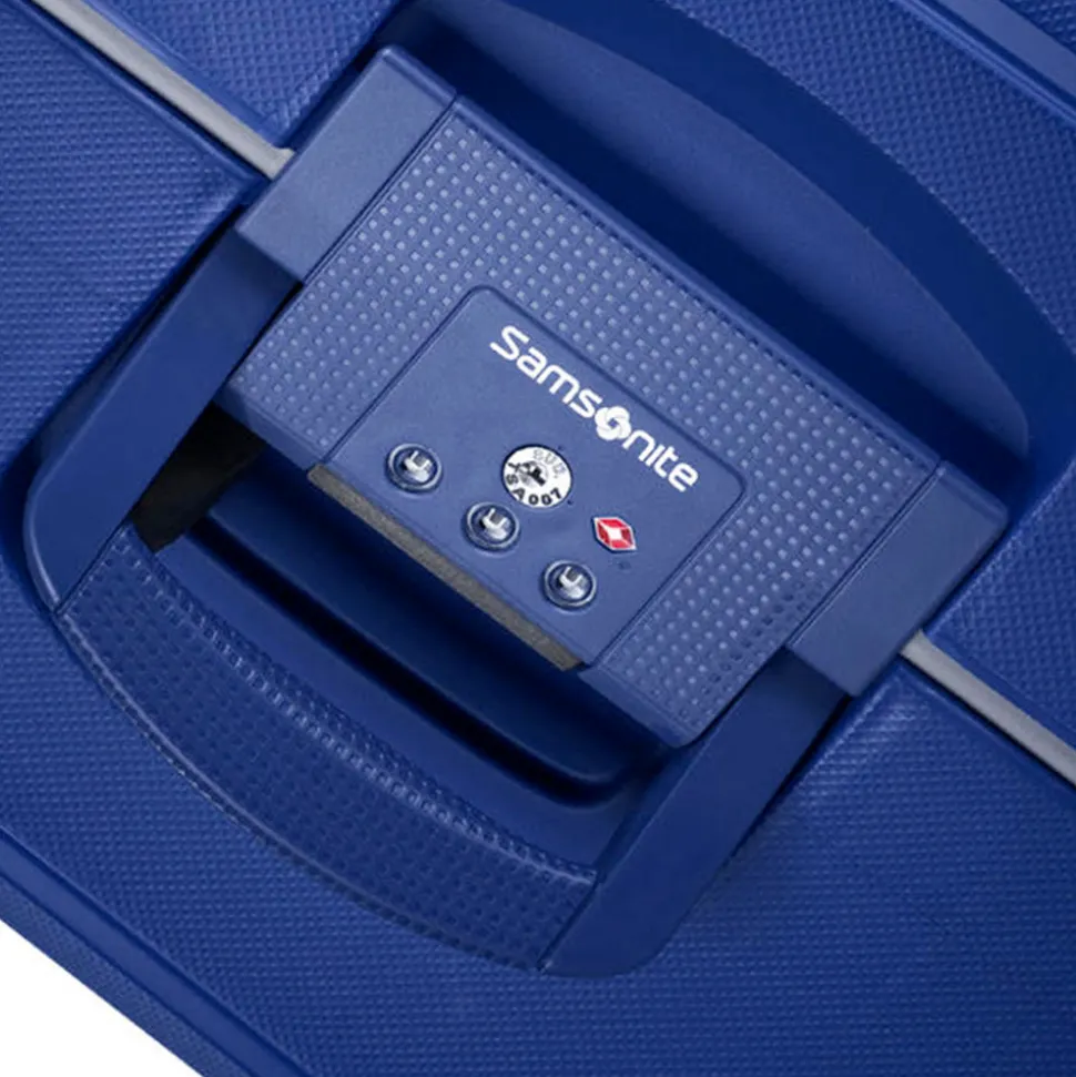 Trolley Grande Rigido 4 Ruote SAMSONITE linea S'Cure Blu