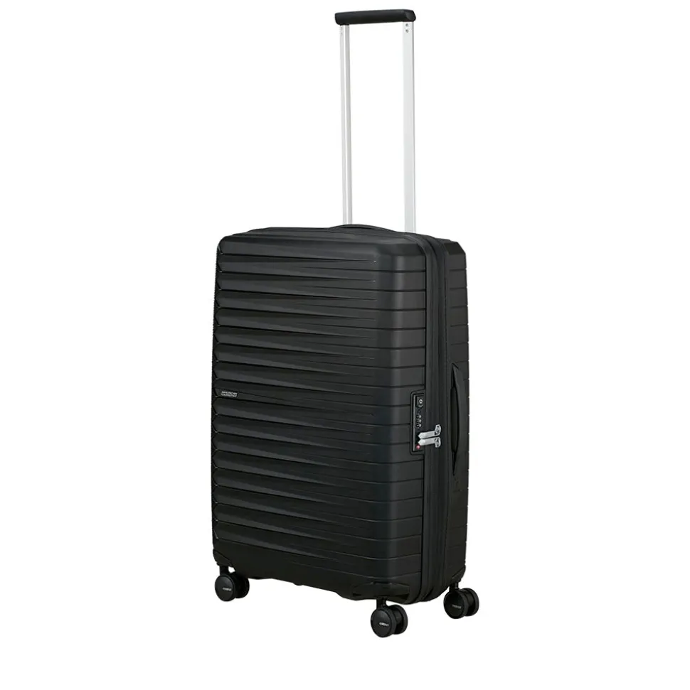 Trolley Medio Rigido Espandibile 4 Ruote AMERICAN TOURISTER linea FastForward colore Flash Black