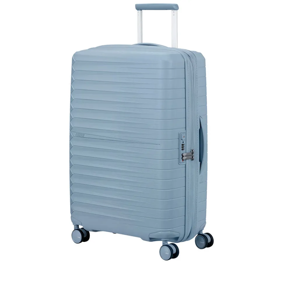 Trolley Medio Rigido Espandibile 4 Ruote AMERICAN TOURISTER linea FastForward colore Steel Blue