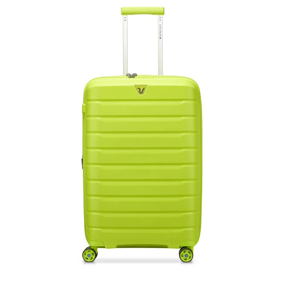 Trolley Rigido Medio Espandibile 4 Ruote RONCATO Linea B-Flying colore Cyber Lime