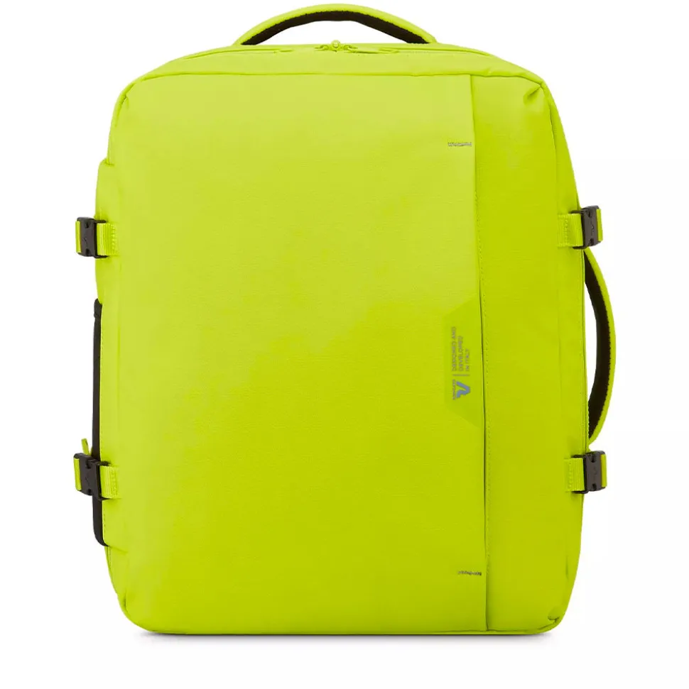 Zaino da Viaggio Underseat RONCATO linea Wanderline in Tessuto Gommato Cyber Lime