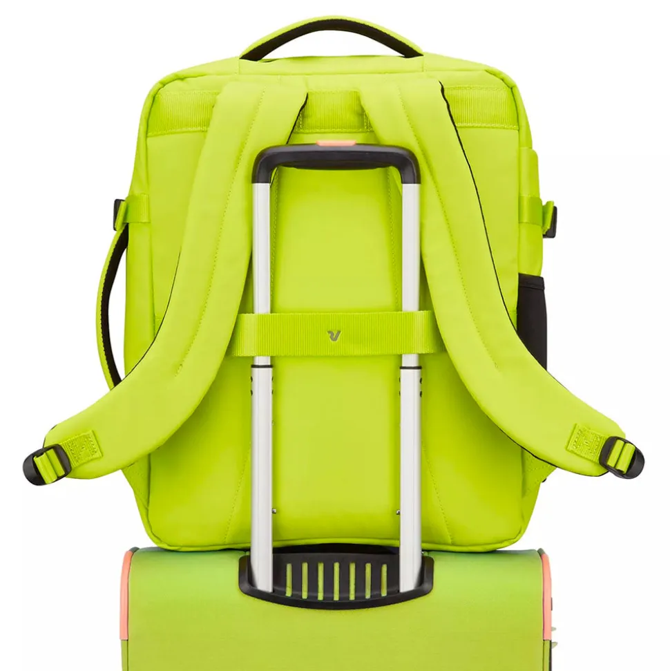 Zaino da Viaggio Underseat RONCATO linea Wanderline in Tessuto Gommato Cyber Lime