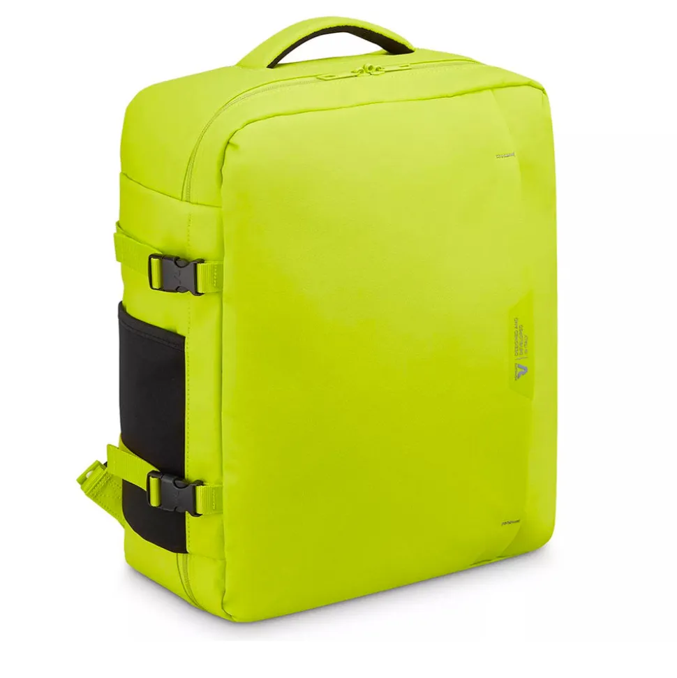 Zaino da Viaggio Underseat RONCATO linea Wanderline in Tessuto Gommato Cyber Lime