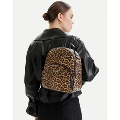 Zaino Donna LIU JO effetto Bottalato stampa Animalier