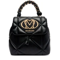 Zaino Donna LOVE MOSCHINO linea Embossed Trapuntata Nera