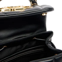 Zaino Donna LOVE MOSCHINO linea Embossed Trapuntata Nera