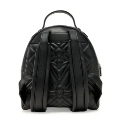 Zaino Donna LOVE MOSCHINO linea Quilted Trapuntato Nero e Nikel