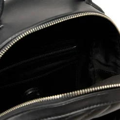 Zaino Donna LOVE MOSCHINO linea Quilted Trapuntato Nero e Nikel