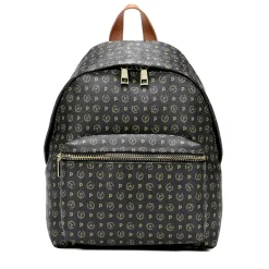 Zaino Donna POLLINI linea Heritage Logo Classic Nero e Marrone