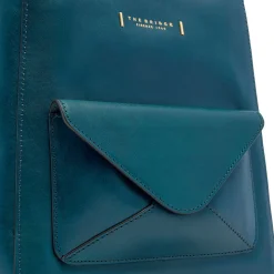 Zaino Donna THE BRIDGE linea Frida in Pelle Blu Pavone