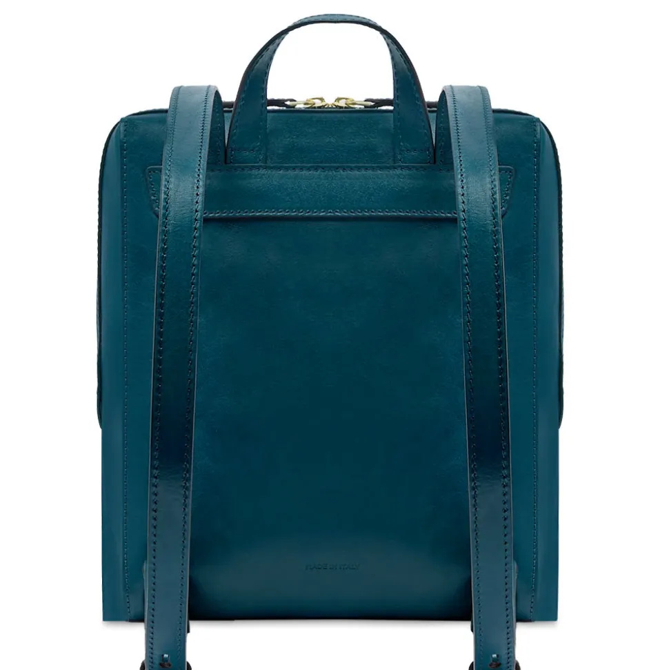 Zaino Donna THE BRIDGE linea Frida in Pelle Blu Pavone