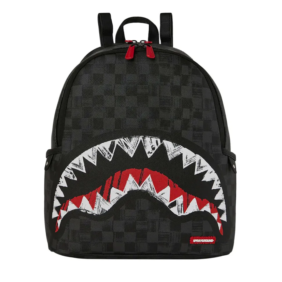 Zaino Small SPRAYGROUND stampa Scribble Shark Savage