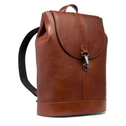 Zaino Uomo con Pattina THE BRIDGE linea Giacomo in Pelle Marrone