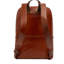Zaino Uomo THE BRIDGE linea Galileo in Pelle Marrone
