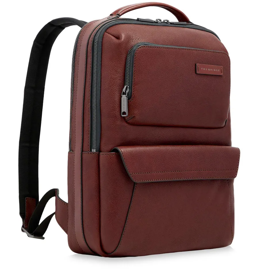 Zaino Uomo THE BRIDGE linea Ludovico in Pelle Marrone